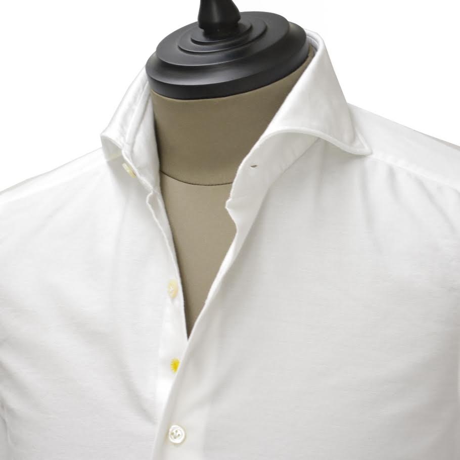Giannetto【ジャンネット】カジュアルシャツ SLIM FIT 4G14630L84 001 cotton oxford WHITE(スリムフィット コットン オックスフォード ホワイト)