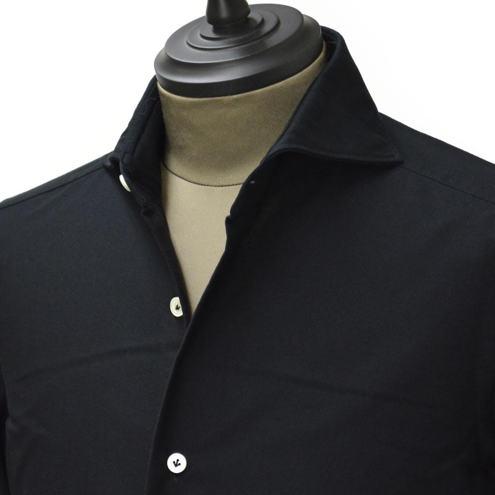 Giannetto【ジャンネット】カジュアルシャツ SLIM FIT 5G14630 L84 008 oxford BLACK (スリムフィット オックスフォード ブラック )