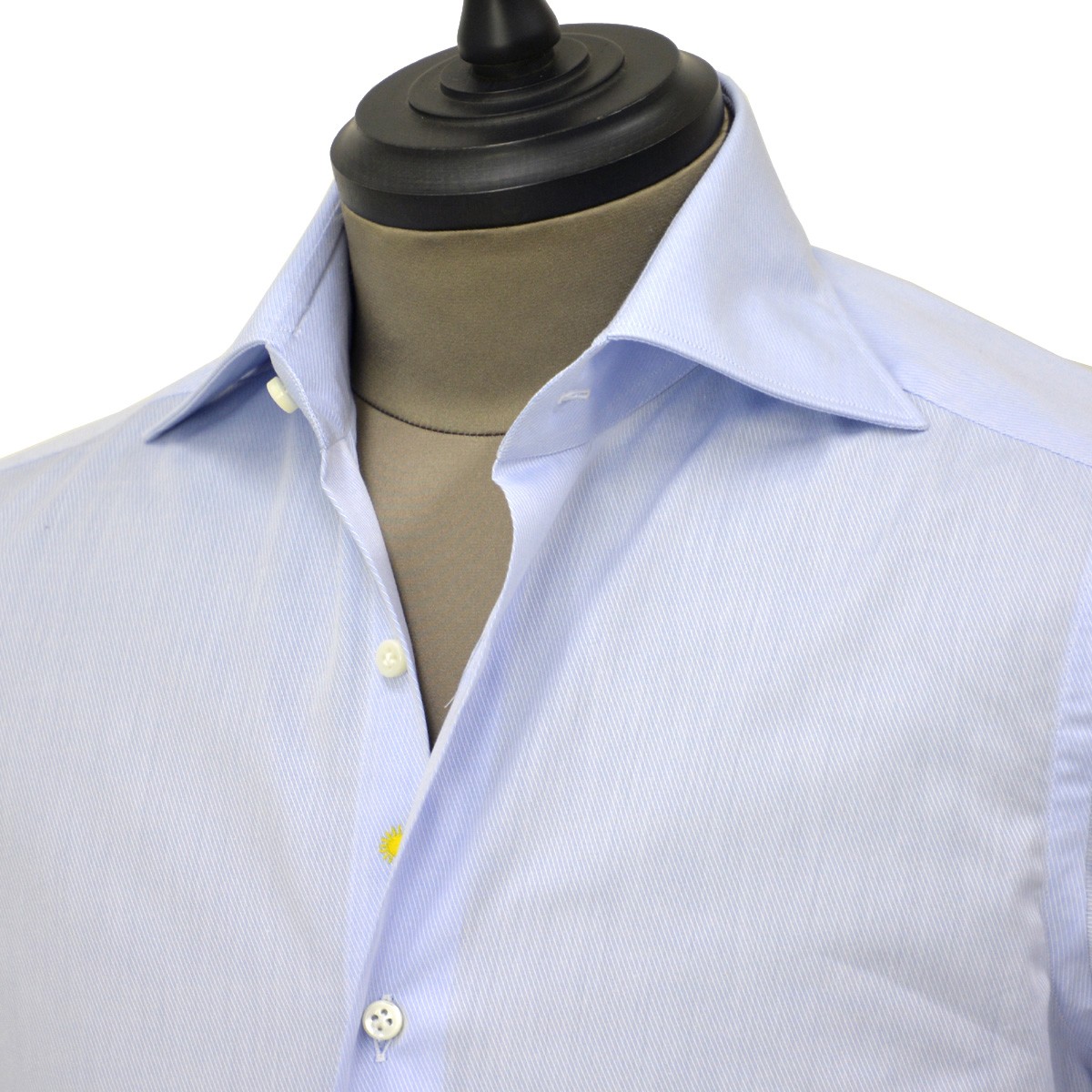 Giannetto【ジャンネット】ドレスシャツ SLIM FIT AB1130 L66 003 BLUE LABEL コットン ツイル ライトブルー