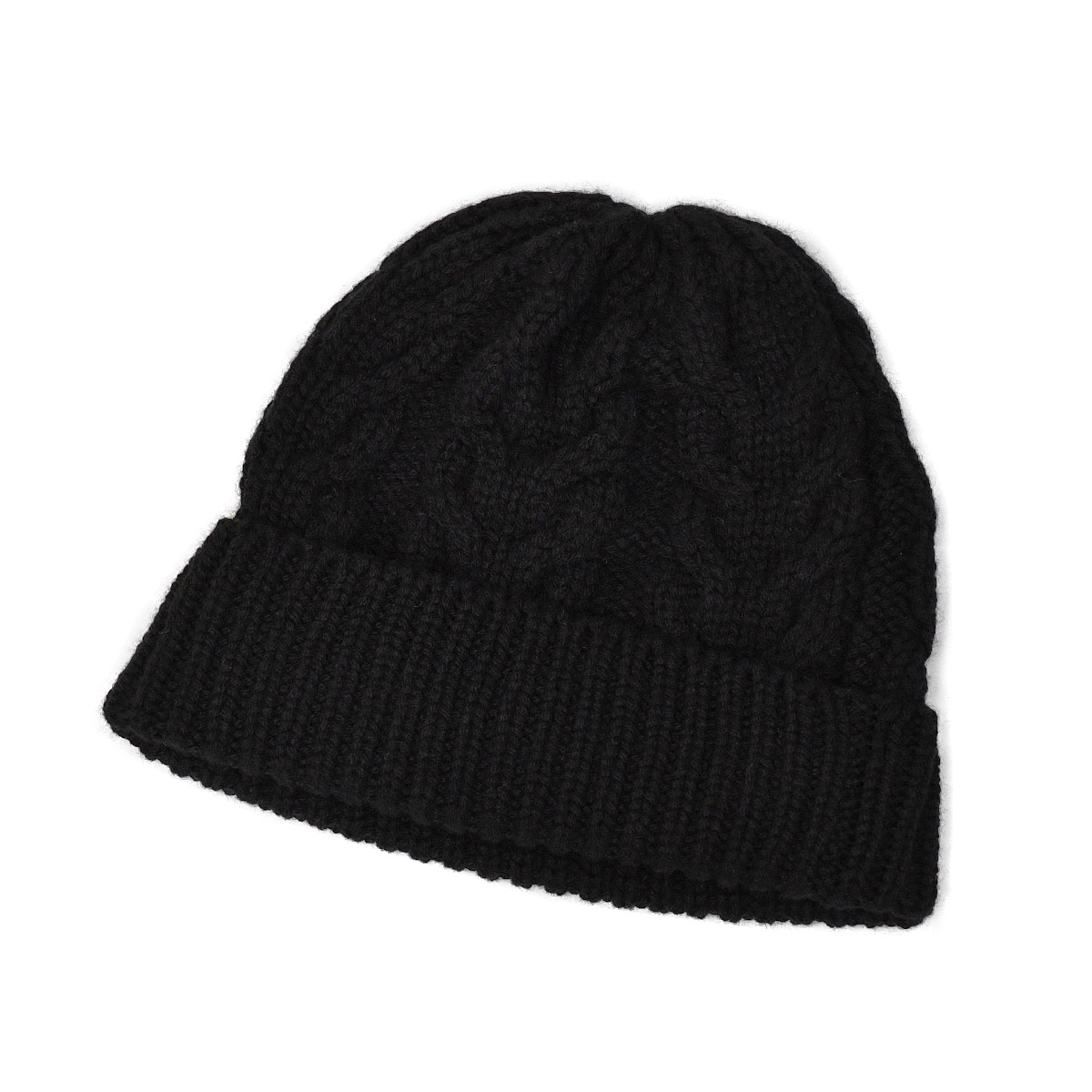 MORGANO【モルガーノ】リブ編みクルーネックニット Settefili Cashmere【セッテフィーリ カシミア】ケーブルニットキャップ