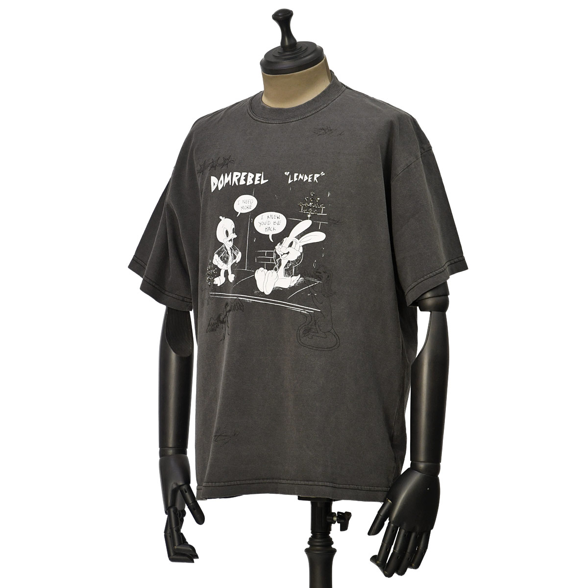 GRAN SASSO【グランサッソ】ボタンレスカーディガン DOMREBEL【ドムレーベル】プリントTシャツ