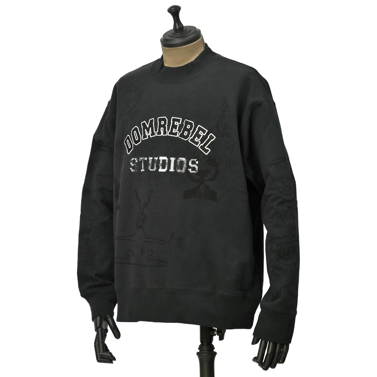 DOMREBEL【ドムレーベル】クルーネックスウェット