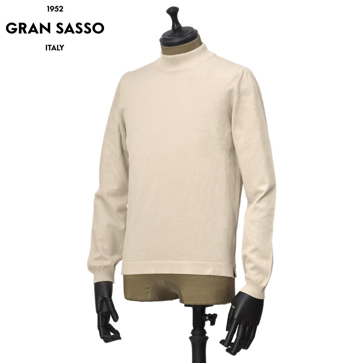 GRAN SASSO【グランサッソ】モックネックニット