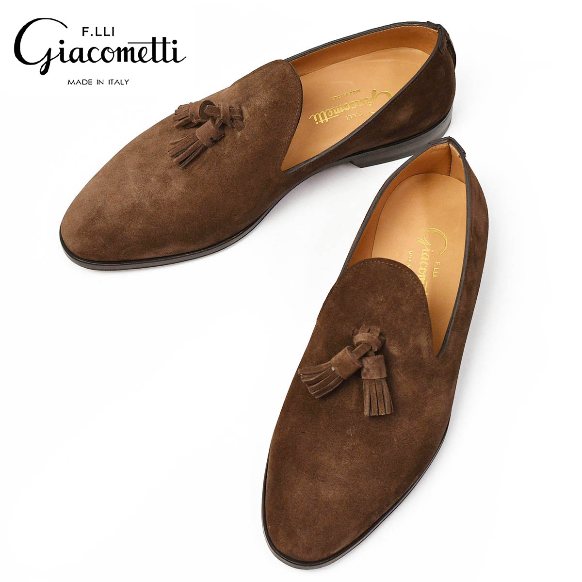 GRAN SASSO【グランサッソ】モックネックニット F.LLI Giacometti【フラテッリ ジャコメッティ】タッセルローファー